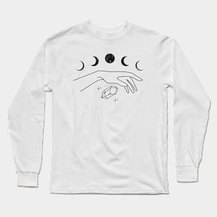 Moon phases Long Sleeve T-Shirt